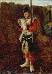 Zprávy z domova, 1856-57 od John Everett Millais