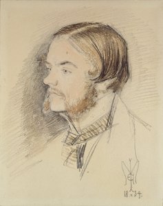 Portrét Williama Holmana Hunta, 1854 od John Everett Millais