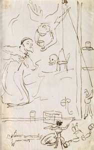 Rossetti maluje něco velkého od John Everett Millais