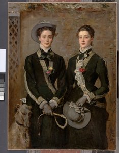 Dvojčata, Portrét Kate Edith a Grace Maud Hoare, 1876