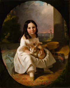 Mary Elizabeth Francis, umělcova dcera, ca. 1840.