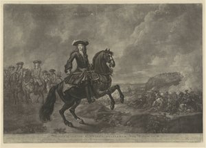 Jezdecký portrét Viléma III., prince Oranžského od John Faber (II)