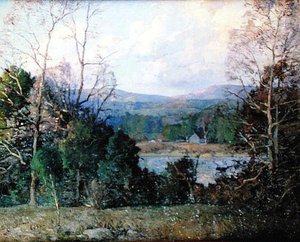 Woodstock, New York (olej na plátně)