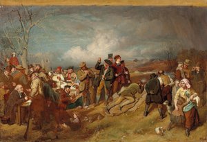 The Wappenshaw: A Shooting Match, od John Faed