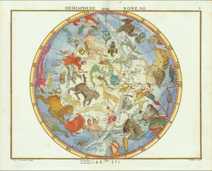 1776 - John Flamsteed - Hemisphere Boreal (oříznuto)