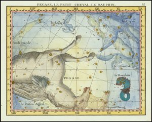 1776 - John Flamsteed - Pegase, Le Petit Cheval, Le Dauphin (Pegasus, Pisces a Equuleus)