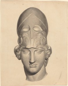 Starožitná hlava s helmou od John Flaxman
