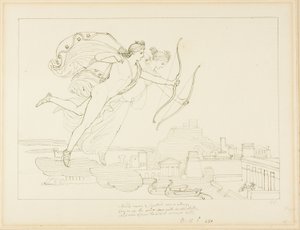 Apollón a Diana od John Flaxman