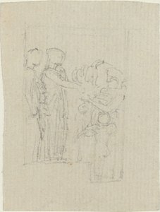 Žebráci u dveří (studie pro památník Yarborough) od John Flaxman