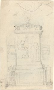Návrh hrobky Dr. Josepha Wartona od John Flaxman