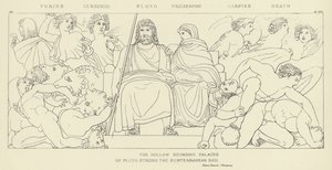 Fúrie, Cerberus, Pluto, Proserpina, Harpyje, Smrt od John Flaxman
