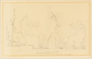 Minerva a Achilles od John Flaxman