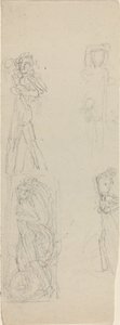 Studijní list [recto and verse] od John Flaxman