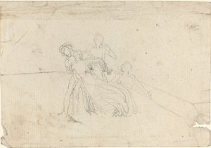 Studijní list [recto and verse] od John Flaxman