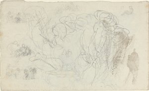 Studijní list [recto and verse] od John Flaxman