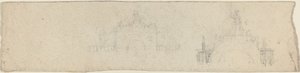 Studie k triumfálnímu oblouku překonanému Britannií [recto a verso] od John Flaxman