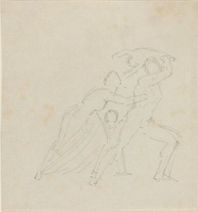 Studie na "The Fury of Athamas" od John Flaxman