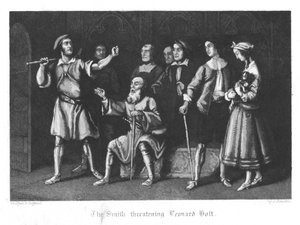 ilustrace k The Plague of London (1665) pro William Harrison Ainsworth Old Saint Paul