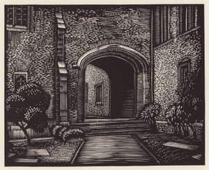 Cambridge: Benedikta (dřevoryt). od John Frederick Greenwood