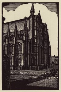 Elyská katedrála: (dřevoryt) od John Frederick Greenwood