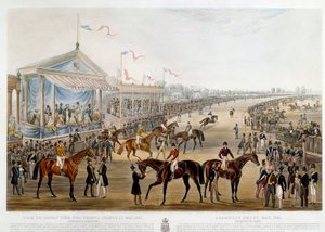 Prix du jockey club a Chantilly v roce 1841 Tisk John Frederick Herring (1795-1865)