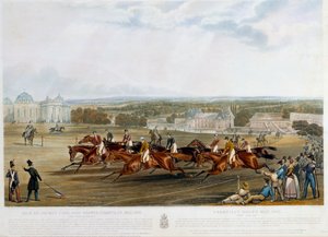 Prix du jockey club a Chantilly v roce 1841 Tisk John Frederick Herring (1795-1865) (ec.engl.) 1841 Collection privee od John Frederick Herring Senior