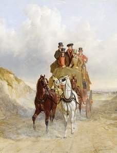 The Royal Mail Coach on the Road, 1841 od John Frederick Herring Senior