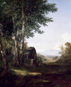 Pohled na Mansfield Mountain, 1849 od John Frederick Kensett