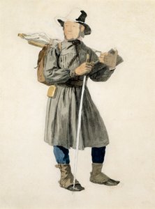 Stojící umělec od John Frederick Kensett