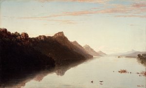 Pohled na horní tok Mississippi od John Frederick Kensett