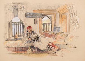Východní interiér od John Frederick Lewis