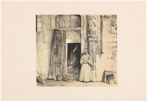 Dveře kláštera San Juan de los Reyes v Toledu od John Frederick Lewis