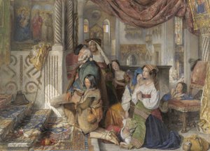 Římští poutníci od John Frederick Lewis