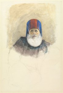 Studie pro Mehmet Ali Pasha, c. 1844. od John Frederick Lewis