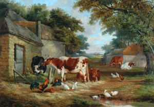 Hospodářský dvůr, 1856 od John Frederick Herring Senior