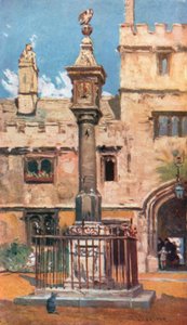 Corpus Christi College (barevná litografie) od John Fulleylove