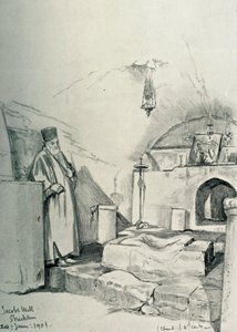 Jacobs Well v Shechem Nablus, 1902. od John Fulleylove