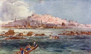 Joppa, z moře (barva litho) od John Fulleylove