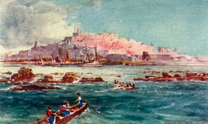 Joppa z moře, 1902. od John Fulleylove