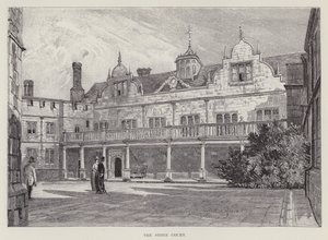 Knole House, The Stone Court (litho) od John Fulleylove