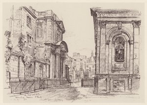Ashmolean Museum (litografie) od John Fulleylove