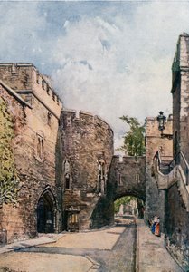 Bloody Tower and Jewel House (Wakefield Tower), při pohledu na východ od John Fulleylove