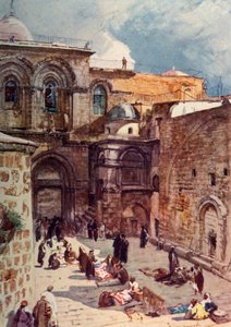Předhradí kostela Božího hrobu, 1902.