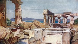 Athénin chrám na ostrově Aegina od John Fulleylove