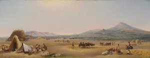 Sklizeň na římské Campagna, 1868.