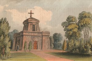 Mauzoleum v Trenthamu, 1824. od John Gendall
