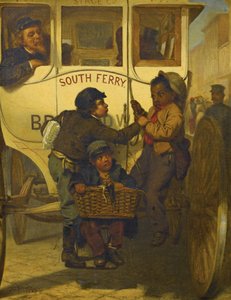 Barevní lidé nejsou povoleni na této lince, 1863 od John George Brown
