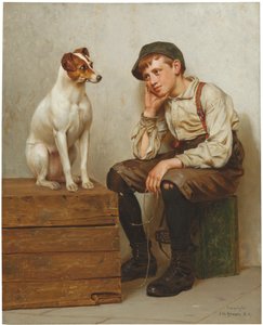 Vzájemný obdiv, 1898 od John George Brown