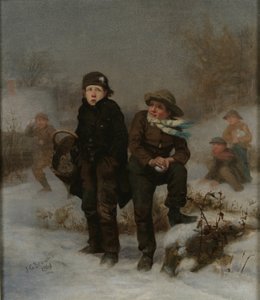 Oběť, 1861 od John George Brown