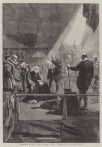 Poprava Mary Queen of Scots od John Gilbert